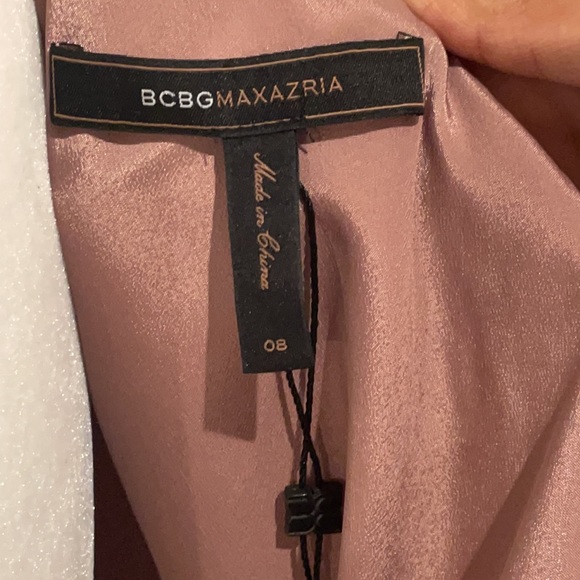 BCBG MaxAzria One Shoulder Rosette Dress - Picture 5 of 5